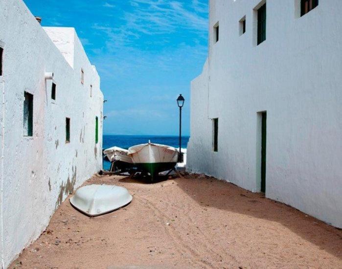 Casa Rosa Lägenhet Famara Exteriör bild