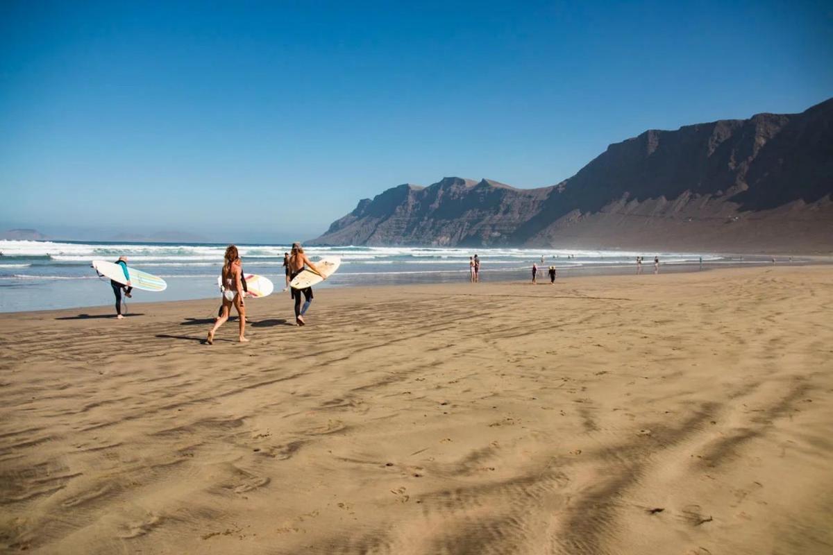 Casa Rosa Lägenhet Famara Exteriör bild